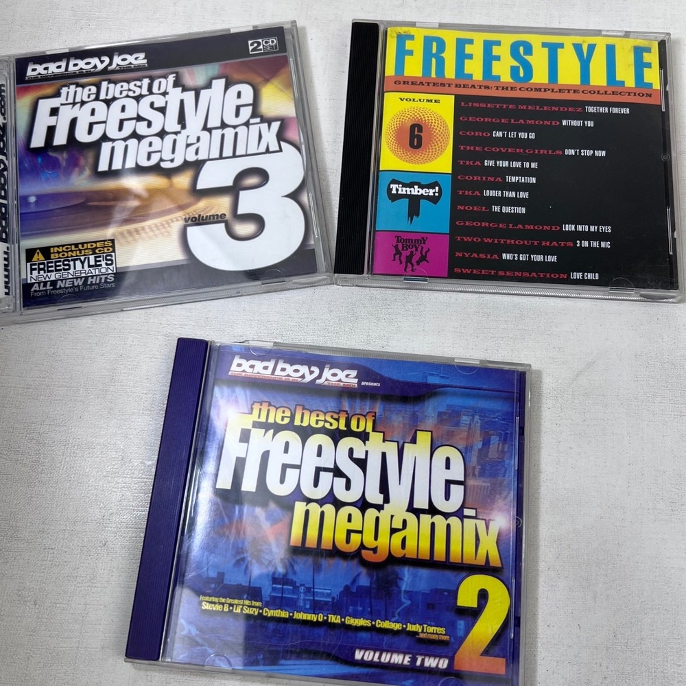 Bad‎ Boy Joe The Best of Freestyle Megamix Vol 2 & 3 CD Freestyle Collection 6